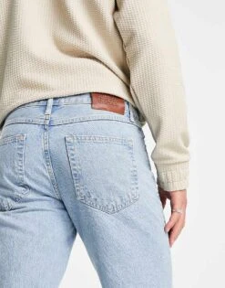 Pull&Bear 90's Slim Fit Jeans In Blue For Men -Pull&Bear Sales 201462522 4