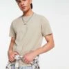 Pull&Bear T-shirt In Beige For Men