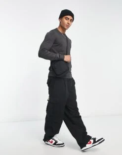 Pull&Bear Relaxed Fit Jumper In Grey For Men Brown -Pull&Bear Sales 204038150 4