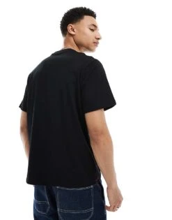 Pull&Bear Basic T-shirt In Black For Men -Pull&Bear Sales 205051424 4