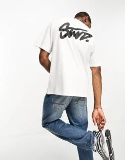 Pull&Bear STWD T-shirt In White For Men
