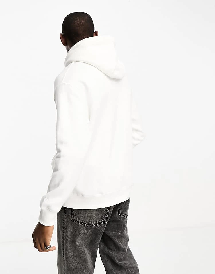 Pull&Bear Hoodie In White For Men 5 Pull&Bear Hoodie In White For Men - Image 3