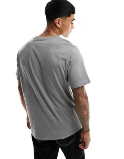 Pull&Bear Basic T-shirt In Grey For Men -Pull&Bear Sales 205598963 4