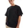 Pull&Bear Oversized T-shirt In Black For Men 2 Pull&Bear Oversized T-shirt In Black For Men -Pull&Bear Sales 206410914 1 black