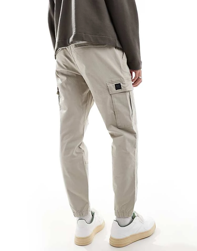 Pull&bear Cargo Trouser In Stone For Men Sand 5 Pull&bear Cargo Trouser In Stone For Men Sand - Image 3
