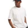 Pull&Bear Boxy T-shirt In White For Men 1 Pull&Bear Boxy T-shirt In White For Men -Pull&Bear Sales 206482429 1 white