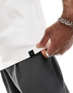 Pull&Bear Boxy T-shirt In White For Men 10 Pull&Bear Boxy T-shirt In White For Men -Pull&Bear Sales 206482429 4