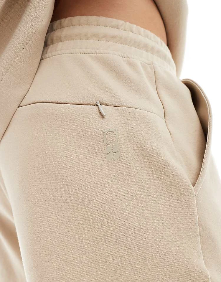 Pull&Bear Embossed Co-ord Short In Sand For Men 4 Pull&Bear Embossed Co-ord Short In Sand For Men - Image 3