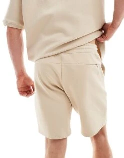 Pull&Bear Embossed Co-ord Short In Sand For Men 11 Pull&Bear Embossed Co-ord Short In Sand For Men -Pull&Bear Sales 206514782 5
