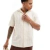 Pull&Bear Textured Shirt In Ecru For Men -Pull&Bear Sales 206514848 1 ecru