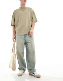 Pull&Bear Skater Fit Jeans In Light Blue For Men -Pull&Bear Sales 206562889 1 lightblue 1