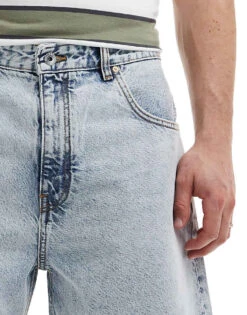 Pull&Bear Baggy Fit Denim Shorts In Light Blue For Men 12 Pull&Bear Baggy Fit Denim Shorts In Light Blue For Men -Pull&Bear Sales 206611276 5