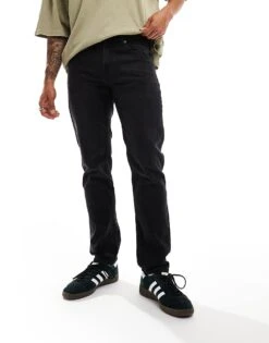 Pull&Bear Straight Fit Jeans In Washed Black For Men Grey -Pull&Bear Sales 206651476 5