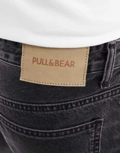 Pull&Bear Standard Fit Jeans In Black For Men -Pull&Bear Sales 206669716 2