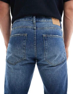 Pull&Bear Straight Vintage Jeans In Mid Blue For Men Grey 11 Pull&Bear Straight Vintage Jeans In Mid Blue For Men Grey -Pull&Bear Sales 206670254 4