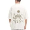 Pull&Bear Palm Tree Emroidered Shirt In White For Men -Pull&Bear Sales 206683874 1 white