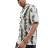 Pull&Bear Dye Printed Shirt In Khaki For Men 2 Pull&Bear Dye Printed Shirt In Khaki For Men -Pull&Bear Sales 206714572 1 khaki