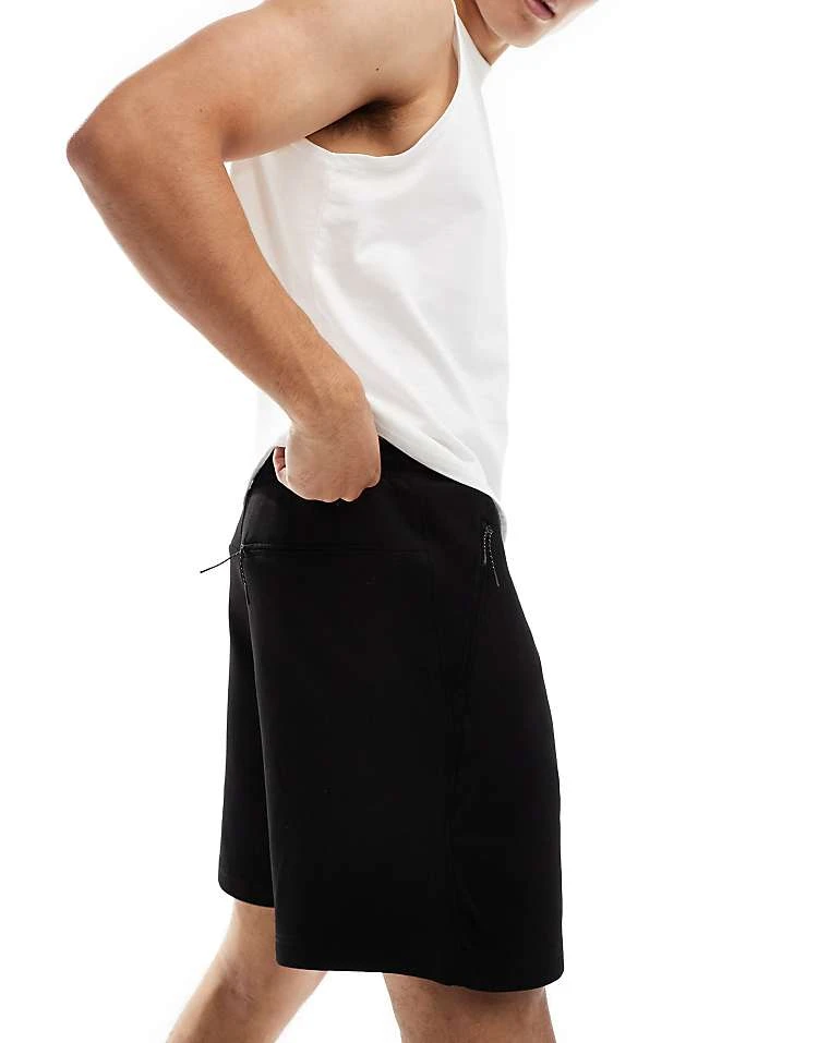 Pull&Bear Premium Jersey Short In Black For Men 6 Pull&Bear Premium Jersey Short In Black For Men - Image 4