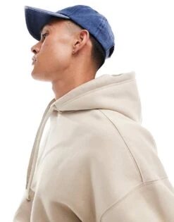 Pull&Bear Basic Hoodie In Beige For Men -Pull&Bear Sales 206906565 3