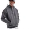 Pull&Bear Basic Hoodie In Charcoal For Men -Pull&Bear Sales 206906623 1 charcoal