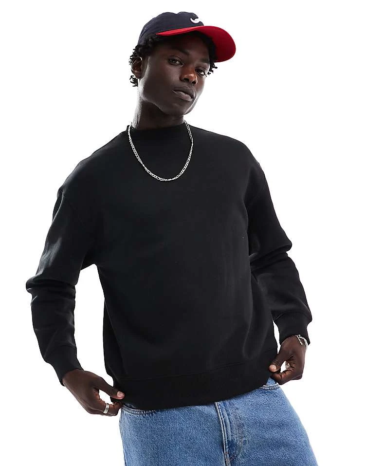 Pull&Bear Sweatshirt In Black For Men 3 Pull&Bear Sweatshirt In Black For Men