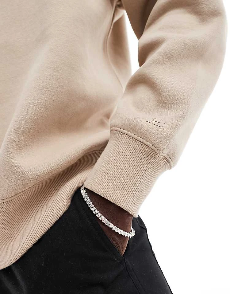 Pull&Bear Sweatshirt In Beige For Men 5 Pull&Bear Sweatshirt In Beige For Men - Image 3