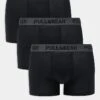 Pull&Bear 3 Pack Boxers Contrast Waistband In Black And Grey For Men -Pull&Bear Sales 206999322 1 black