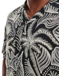 Pull&bear Floral Print Shirt In White For Men 9 Pull&bear Floral Print Shirt In White For Men -Pull&Bear Sales 207007459 3