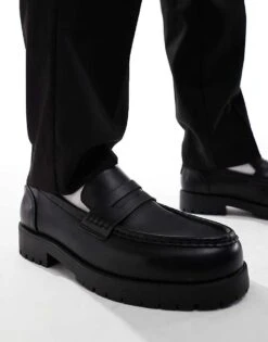 Pull&Bear Loafers In Black For Men -Pull&Bear Sales 207069457 3