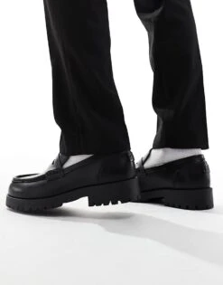 Pull&Bear Loafers In Black For Men -Pull&Bear Sales 207069457 4