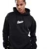 Pull&Bear STWD Hoodie In Black For Men -Pull&Bear Sales 207170796 1 black