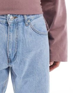 Pull&Bear Standard Fit Jeans In Mid Blue For Men 11 Pull&Bear Standard Fit Jeans In Mid Blue For Men -Pull&Bear Sales 207170830 4