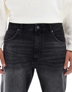 Pull&Bear Straight Vintage Fit Jeans In Black For Men -Pull&Bear Sales 207193769 5