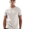 Pull&Bear Muscle Fit T-shirt In Grey For Men -Pull&Bear Sales 207212933 1 grey