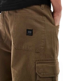 Pull&Bear Straight Leg Cargo In Brown For Men -Pull&Bear Sales 207212966 5