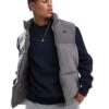 Pull&Bear Puffer Gilet In Grey For Men -Pull&Bear Sales 207213032 1 grey