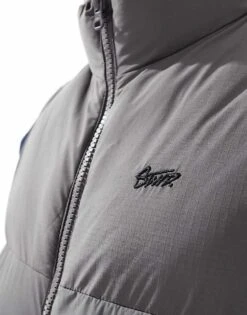 Pull&Bear Puffer Gilet In Grey For Men -Pull&Bear Sales 207213032 3