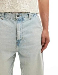 Pull&Bear Skater Fit Jean In Light Washed Blue For Men Light Blue 12 Pull&Bear Skater Fit Jean In Light Washed Blue For Men Light Blue -Pull&Bear Sales 207271447 5