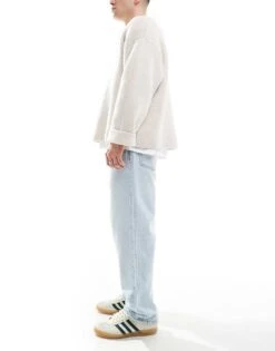 Pull&bear Loose Fit Jeans In Light Blue For Men -Pull&Bear Sales 207271455 3