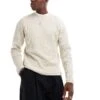 Pull&Bear Ribbed Knitted Jumper In Ecru For Men -Pull&Bear Sales 207308687 1 ecru