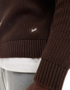 Pull&Bear Ribbed Acid Washed Jumper In Brown For Men 9 Pull&Bear Ribbed Acid Washed Jumper In Brown For Men -Pull&Bear Sales 207308708 3