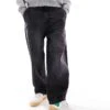 Pull&Bear Skater Fit Washed Jeans In Black For Men -Pull&Bear Sales 207347292 1 black