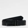 Pull&Bear Faux Leather Belt In Black For Men -Pull&Bear Sales 207384508 1 black
