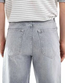 Pull&Bear Baggy Loose Fit Jeans In Grey For Men -Pull&Bear Sales 207384520 5