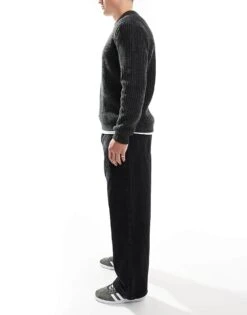 Pull&Bear Baggy Loose Fit Jean In Black For Men -Pull&Bear Sales 207384528 3