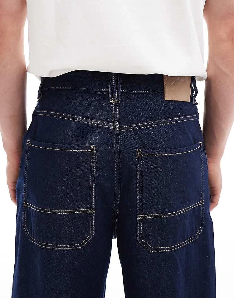 Pull&Bear Skater Rinse Wash Jeans In Blue For Men 6 Pull&Bear Skater Rinse Wash Jeans In Blue For Men - Image 4