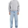 Pull&Bear Baggy Loose Fit Jean In Light Blue For Men -Pull&Bear Sales 207384623 1 blue