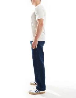 Pull&Bear Baggy Fit Jeans In Dark Blue For Men -Pull&Bear Sales 207408812 3