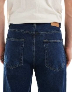 Pull&Bear Baggy Fit Jeans In Dark Blue For Men -Pull&Bear Sales 207408812 4
