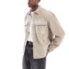 Pull&Bear Corduroy Shirt In Washed Sand For Men 1 Pull&Bear Corduroy Shirt In Washed Sand For Men -Pull&Bear Sales 207408838 1 sand